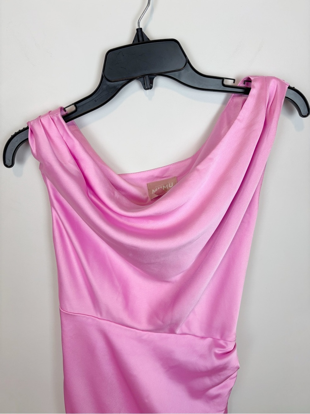 Show Me Your MuMu Jodie Dress in Pink Luxe Satin Size XS - Picture 3 of 16